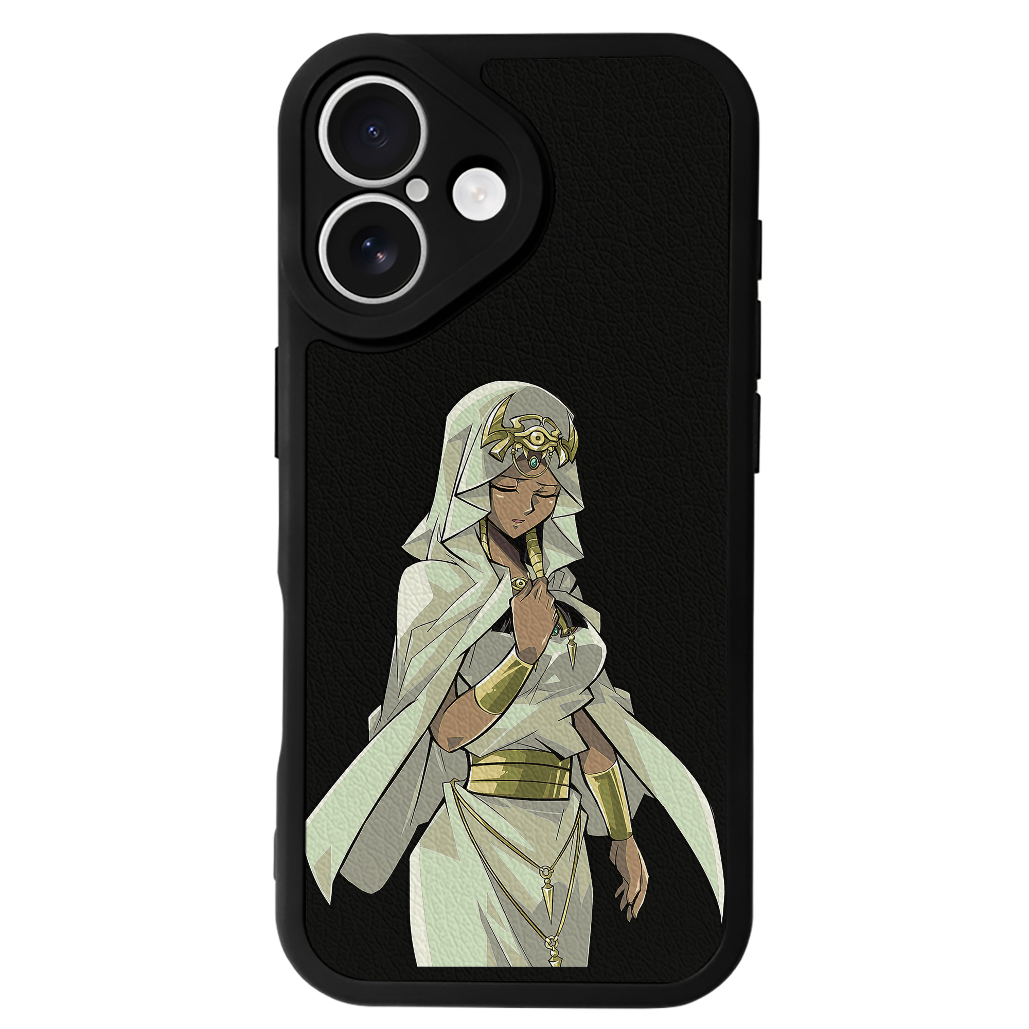 遊☆戯☆王 Yu-Gi-Oh! 【iPhone 16シリーズ対応】シリコンスマホケース（レザー調） 材質：シリコン